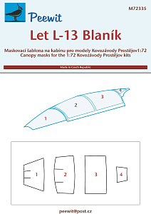 Маска для фонаря Let L-13 Blanik (для модели Kovozavody Prostejov kits)