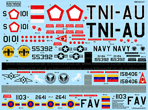 Декаль 1/32 North-American/Rockwell OV-10F Bronco (Kits-World)
