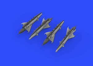 Дополнения из смолы 1/72 RS-2US missiles for Mikoyan MiG-21 (Eduard)