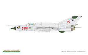 Сборная модель 1/72 МиГ-21бис (DUAL COMBO) (Limited edition kit) (Eduard kits)