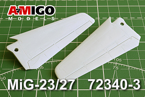 Дополнения из смолы 1/72 Крыло для модели Микоян тип 23, Микоян тип 27 (Amigo Models)