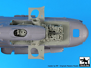 Дополнения из смолы 1/48 Двигатель МИ-8МТ (для модели Звезда)