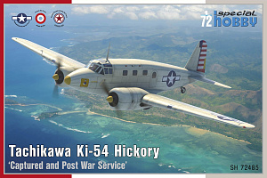 Сборная модель 1/72 Tachikawa Ki-54 Hickory Captured&Post War (Special Hobby)