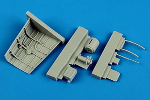 Дополнения из смолы 1/72 Радио оборудование Curtiss P-40B Tomahawk Warhawk (для модели Airfix)