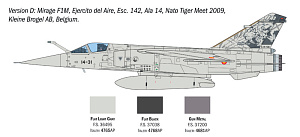 Сборная модель 1/48 Dassault Mirage F.1 (Italeri)