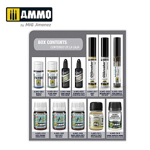 Набор для создания эффектов SUPER PACK WWII USAAF Aircraft (Ammo Mig)