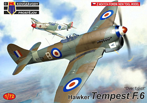 Сборная модель 1/72 Hawker Tempest F.6 "Over Egypt" (Kovozavody Prostejov)
