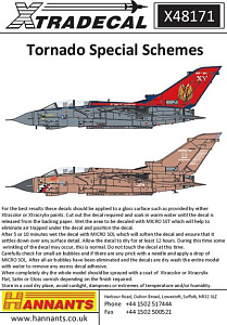 Декаль 1/48 Panavia Tornado Special Schemes (3) (Xtradecal)