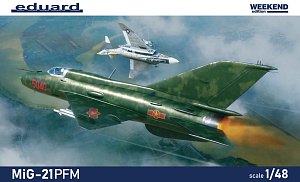 Сборная модель 1/48 Микоян МиГ-21ПФМ (Weekend Edition) (Eduard kits)