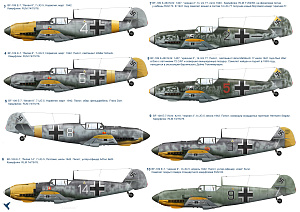 Декаль 1/72 Bf-109 E North (Colibri Decals)