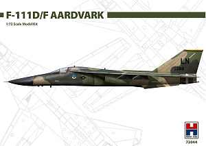 Сборная модель 1/72 General-Dynamics F-111D/F Aardvark (Hasegawa+Cartograf+masks) (Hobby 2000)