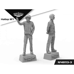 Дополнения из смолы 1/48 Пилоты ВКС РФ (ПСО). НАБОР №7-3 (Temp Models)