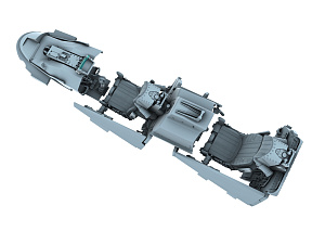 ЗD Декаль кабины для Су-30СМ (Звезда) (с 3D-печатными смоляными деталями)