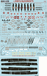 Декаль 1/32 McDonnell-Douglas F/A-18C Hornet 164277 (Furball Aero-Design)