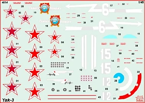 Сборная модель 1/48 Советский истребитель Як-3 (Zvezda)