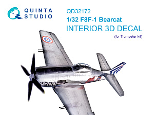 3D Декаль интерьера F8F-1 Bearcat (Trumpeter)