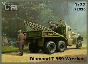 Сборная модель 1/72 Diamond T 969 Wrecker (IBG Models)