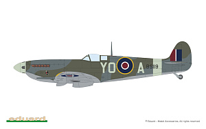 Сборная модель 1/48 Supermarine Spitfire Mk.IXc early version ProfiPACK edition (Eduard kits)