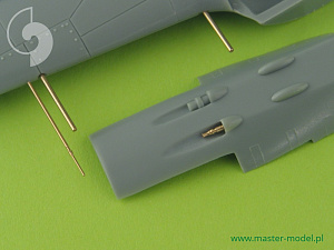 Дополнения из латуни 1/72 Fw 190A-6 Focke-Wulf. Пушечные и пулеметные стволы