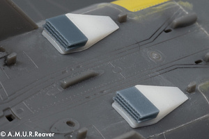 Дополнения из смолы 1/48 Блоки ИК и РЛ ловушек для SEPECAT Jaguar 