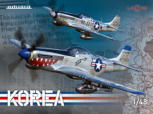 Сборная модель 1/48 North-American F-51D and RF-51D Mustang KOREA DUAL COMBO (Eduard kits)