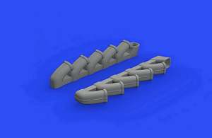 Дополнения из смолы 1/48 Выхлопные патрубки ИЛ-2 (для модели Tamiya)