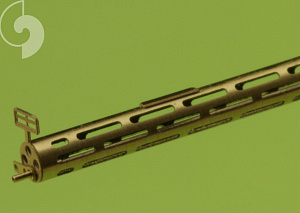 Дополнения из латуни 1/48 Ствол к немецкому пулемету Parabellum LMG14, 1 МВ 1шт