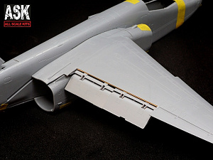 Дополнения из смолы 1/48 Набор закрылков для самолета Су-25 (для модели "Звезда") (ASK)