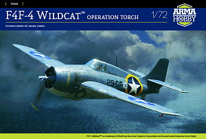 Сборная модель 1/72 F4F-4 Wildcat 'Operation Torch' (3x camo) (Arma Hobby)