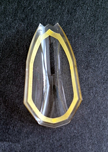 F-35B Lightning II canopy frame paint mask (inside and outside) (designed to be used with Tamiya kit