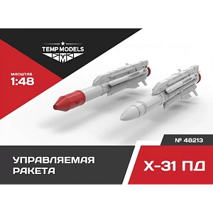 Дополнения из смолы 1/48 Управляемая ракета Х-31 ПД (Temp Models)/ МиГ-27, МиГ-29, Су-17, Су-25, Су-24, Су-27, Су-30, Су-35, Су-34