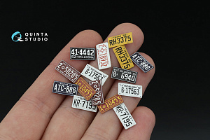 Автомобильные номера США, юго-западные штаты, 1950-1960 (для всех моделей) (на метал. основании), ч1