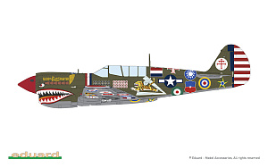 Сборная модель 1/48 Curtiss P-40N Warhawk (15,000th The Limited edition) (Eduard kits)