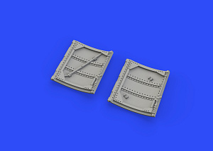 Дополнения из смолы 1/48 Supermarine Spitfire Mk.VIII/Mk.IX cockpit door (для модели Eduard kits)