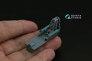 3D Декаль интерьера кабины МиГ-21БИС Поздний (с системой Полет-ОИ) (Eduard) (с 3D-печатными деталями