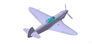 Сборная модель 1/48 Предзаказ Квинта на сборную модель Як-7Б Поздний (Звезда)