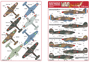 Декаль 1/48 Hawker Hurricane Mk.I/Trop (Kits-World)