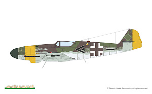 Сборная модель 1/72 KURFÜRST Bf-109K-4 - Dual Combo - Limited Edition (Eduard kits)