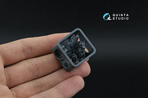 3D Декаль интерьера кабины Ка-50 (черные панели) (Italeri) (с 3D-печатными деталями)