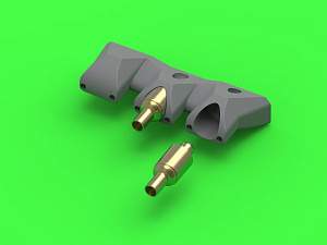 Дополнения из смолы 1/48 Набор деталей Curtiss P40L/N — ранний вариант Warhawk (Eduard)