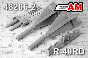 Дополнения из смолы 1/48 Р-40Д Авиационная управляемая ракета «Воздух-воздух» (Advanced Modeling)