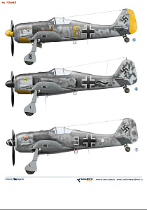 Декаль 1/72 Fw-190 A3 Jg 5 (Colibri Decals)