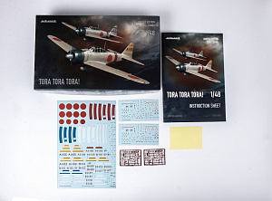 Сборная модель 1/48 TORA TORA TORA! Limited edition kit of the Japanese WWII (Eduard kits)