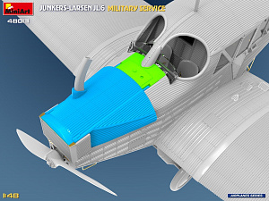 Сборная модель 1/48 Junkers-Larsen JL.6. Milit.Service (3x camo) (MiniArt)