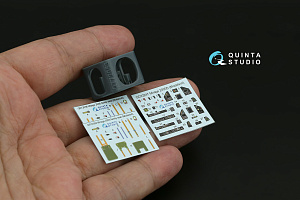 3D Декаль интерьера кабины Mirage 2000D (Modelsvit) (с 3D-печатными деталями)