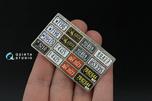 Автомобильные номера США, западные штаты, 1950-1960 (для всех моделей) (на метал. основании), часть1