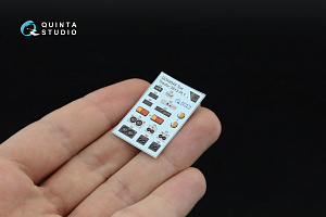 3D Декаль интерьера кабины Советский/Российский палубный тягач, модель 3913 (RFM) (с 3D-печатными де