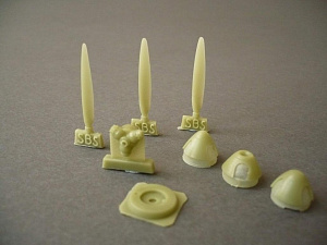 Дополнения из смолы 1/48 МиГ-3 — комплект винта (для модели Trumpeter)
