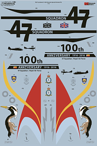 Декаль 1/72 RAF Lockheed C-130J Hercules C.5 Special Schemes Pt2 (1) (Xtradecal)