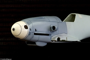 Дополнения из смолы 1/32 Bf109G-10 Erla корректирующий набор для Revell (A.M.U.R.Reaver)